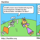 Hazel und Katrina tragen Röcke. Irgendwie komisch!