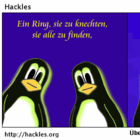 Die Pinguine verleihen dem Büro einen Hauch von HdR