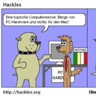 Boss Dog umgeht raffiniert eine Mac-Diskussion mit Hackles