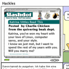 Charlie Chickens großer Antrag