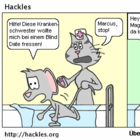 Krankenschwester Dottie zeigt wie sie im/am Bett ist