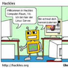 Vic trifft Hackles Computer