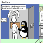 Was machen Pinguine mit Büro Klammern?