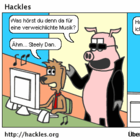 Neo Preston führt Hackles in die Geheimnisse der h4x0r Musik ein