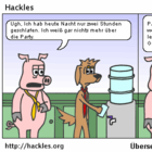 Der Tag nach der großen Rave Party: die Scharade ist vorbei