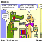 Es ist gar nicht so leicht den Arbeitsplatz zu teilen