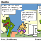 Arbeitsplatz-Teilung: Katrina fühlt sich beobachtet