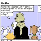 Das Ergebnis des Drogentests