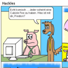 Preston hatte eine Cubicle Fee