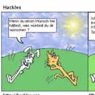 Katarina und Hazel philosophieren auf an einem sonnigen Hügel
