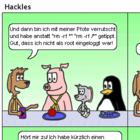 Marcus zeigt seinen einzigartigen Sinn für Humor