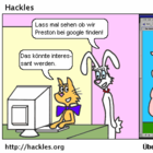 Prestons Wurzeln werden bei Google enthüllt