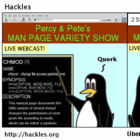 Hackles ist süchtig nach Man Pages