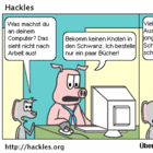 Marcus überprüft Prestons Buchbestellung genau