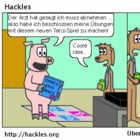 Die Anweisung der Doktors - Preston macht ein paar Übungen