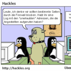 Boss Dog greift beim Surfen im Internet hart durch