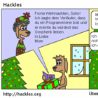 Hackles Mom schickt ein gut-gemeintes Weihnachtsgeschenk