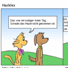 Jetzt sehen wir wie Hazel ihren Tag verbracht hat