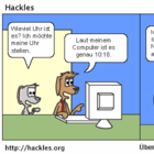 Marcus fragt nach der Zeit - und bekommt sie auch