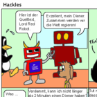 Red Robot stürzt in die Party. Ist er grenzenlos böse?