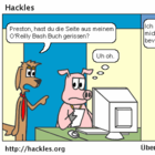 Lass Preston dein Zeug nicht in seine Pfoten bekommen