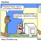 Mortimer springt für seinen Onkel ein