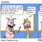 Boss Dog hält Matrix Reloaded unter Verschluß