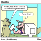 Preston tries his hoof at software documentation.