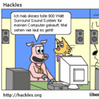 Preston macht sich bereit die Bürowände wackeln zu lassen