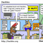 Katrina legt für Hackles ein gutes Wort ein