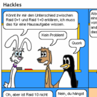 Hazel stolpert in das Multi Raid Level Zauberland