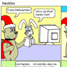 Der mysteriöse Büro-Weihnachtsmann kommt