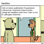 Hier kommt Preston! Ein schweinischer Programmierer.