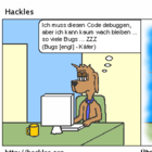Bugs ... Bugs ... zuviele Bugs