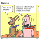 Extreme Bürostuhl-Racing!