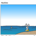 Die Hackles Bande erholt sich am Strand