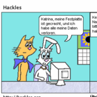 Oh nein, Hazels Festplatte ist gecrashed