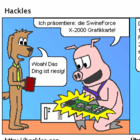 Preston präsentiert seine SwineForce X-2000 Grafikkarte