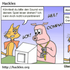 Geräusche die das Blut in den Adern erstarren lassen, erfüllen das Büro