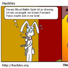 Hazel springt in blinder Wut hervor