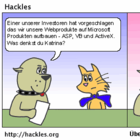 Katrina zeigt ihre Meinung zu Microsoft Produkten