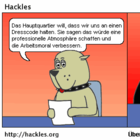 Boss Dog schlägt einen Dresscode fürs Büro vor