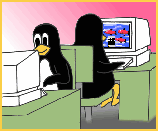 Peter & Percy Penguin Charakter Bild